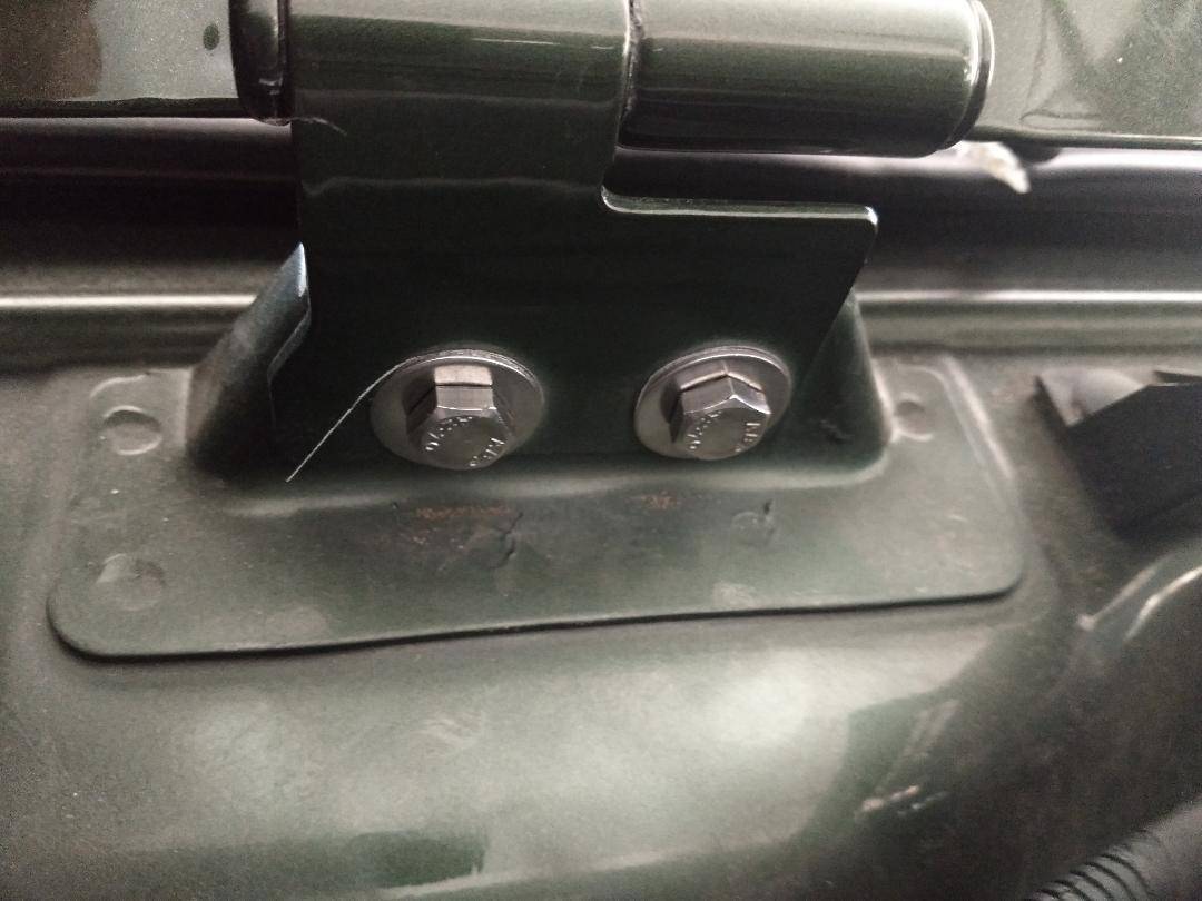 JK Wrangler Jeep Bolts - Jeep JK Wrangler Inner Cowl Hood Hinge Bolts Rust Proof 8 Pc Stainless Set