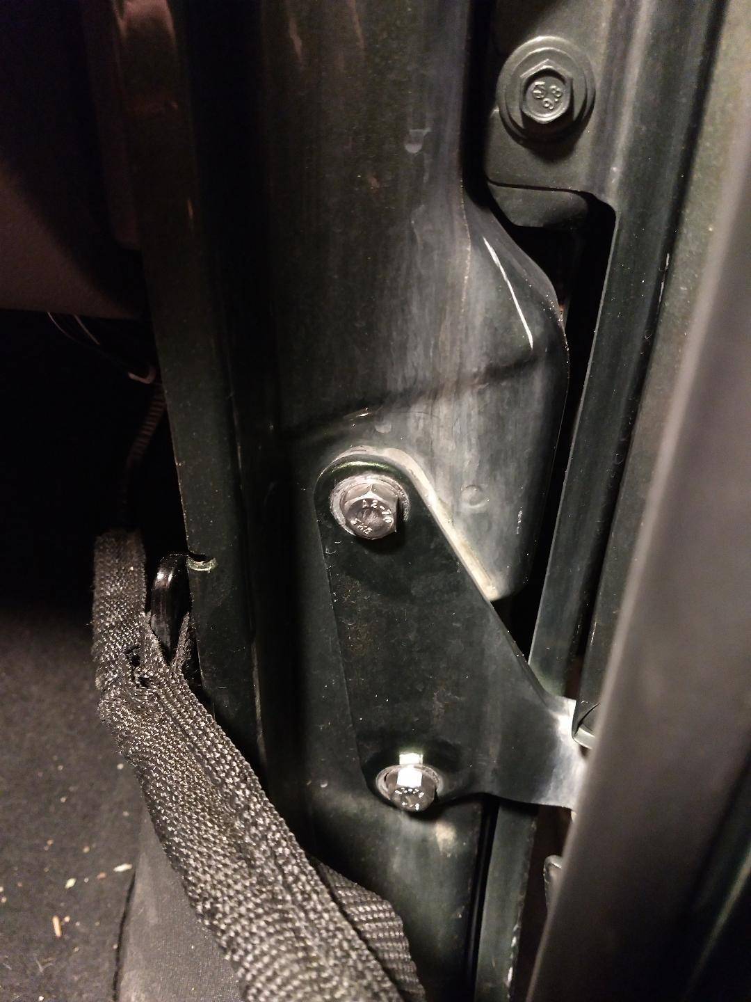 JK Wrangler Jeep Bolts - JK Jeep Wrangler INNER Door Hinge 20 Rust Proof Stainless Steel Bolts